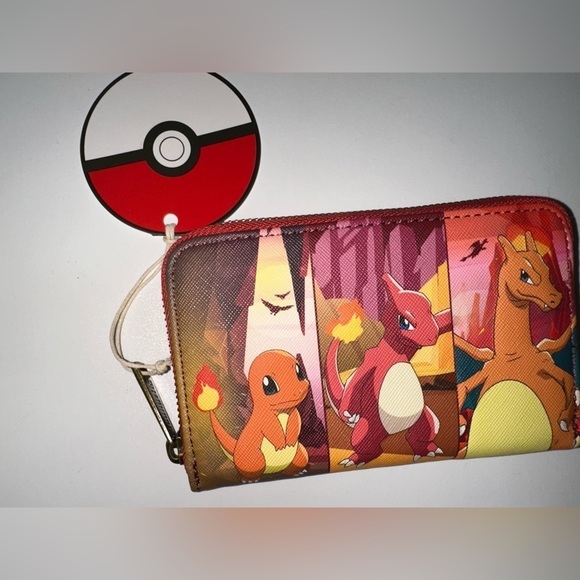 NWT loungefly pokemon charmander evolution wallet - Picture 6 of 8